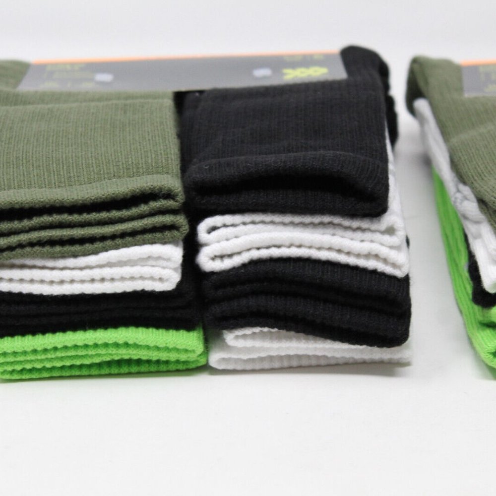 2pack All In Motion Men's Crew Socks 8 Pack size 6-12 (16 pairs in total) - Picture 8 of 12